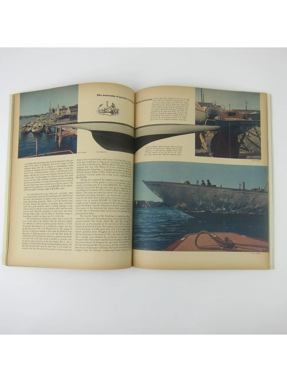 Vintage FORTUNE Magazine July 1947 Bank of America, Hochschild, Yachting, Circus